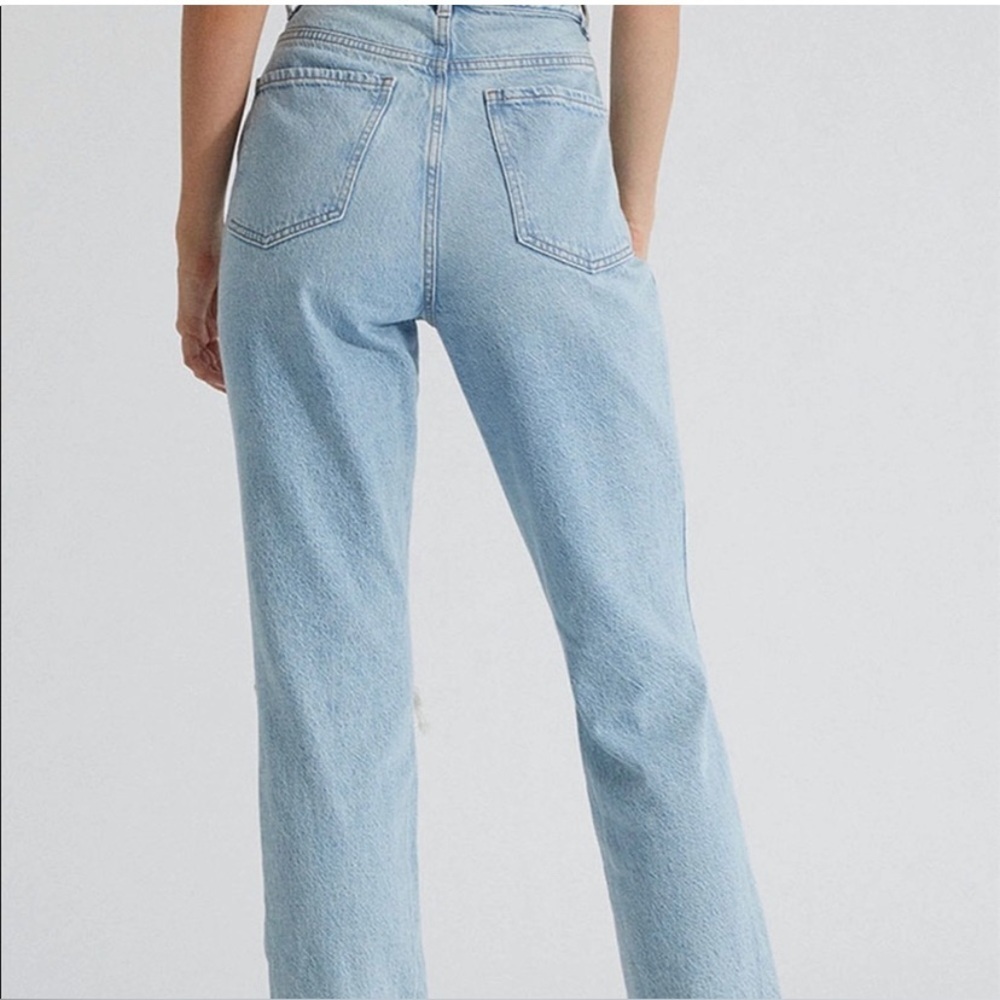 PacSun Eco Light Blue Distressed Dad Jeans size 22(xxs)